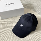 Celine Men Women Fashion Vintage Cowboy Letter Embroidery Baseball Cap Blue Casual Duck Hat #75689