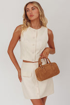Malinah Bowling Bag Tan