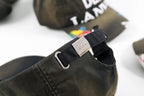 Lanvin Green Graffiti Denim Duck Hat Cap #96561