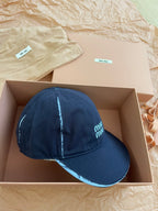 MiuMiu Men's And Women's Spring/fall Fashion Casual Color-blocked Baseball Cap Baseball Cap Hat Accessories #79398