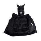 Kid's Autumn And Winter Solid Color Long Sleeve Stereoscopic Dinosaur Shaped Hat Puffer Down Jacket #31325