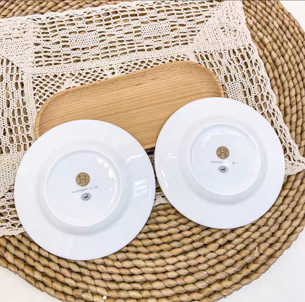 Mosaique au 24 Gold Coffee Cup & Saucer Set