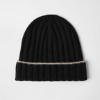 Brunello Cucinelli Men's Autumn And Winter Simple Solid Color Cashmere Ribbed Knit Beanie Casual Pullover Hat Ngvp #9484