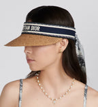 Dior D-Ocean Mitzah Women's Summer Knitted Sun Hat Cap #72553