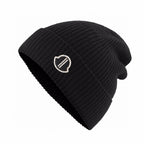 Moncle X Rickowen Men's and Women's Black Cashmere Pompom Hat Cap #97923