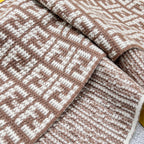 Fendi Knitted Cashmere Scarf Hat #96644