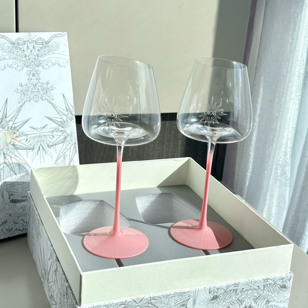 Star Gradient Wine Glass Set 2-Piece