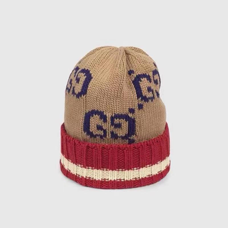 Gucci Multicolor Wool Cotton Hat #6695