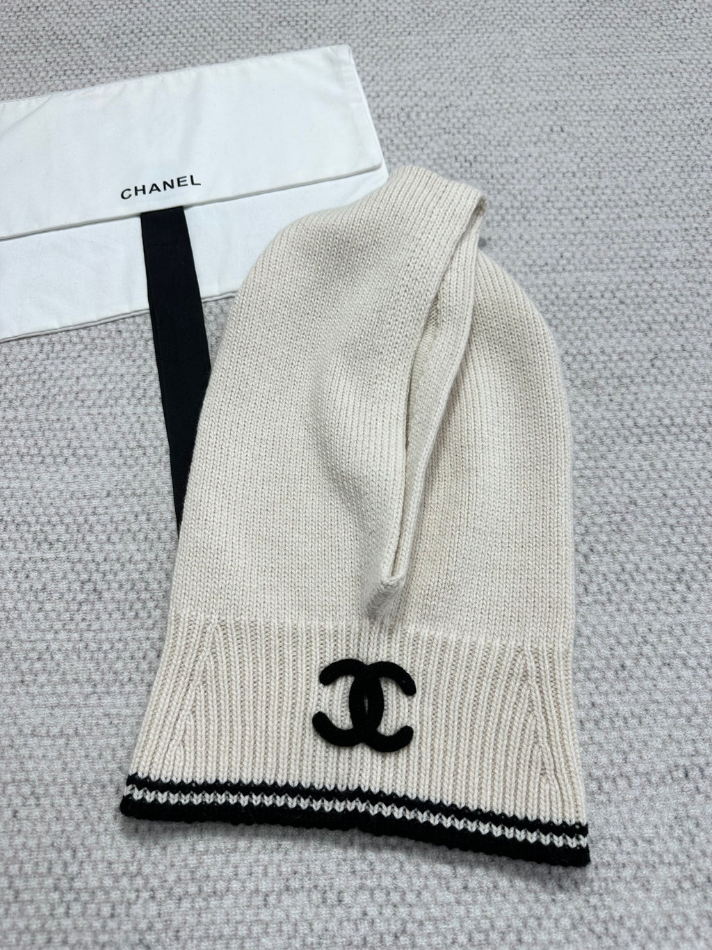 Chanel Men's and Women's Fall/Winter Fashion Solid-Color Brand Knitted Cashmere Hat Accessories #78631