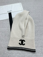 Chanel Men's and Women's Fall/Winter Fashion Solid-Color Brand Knitted Cashmere Hat Accessories #78631