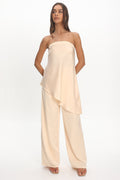 Danita Elastic Waist Pants Vanilla