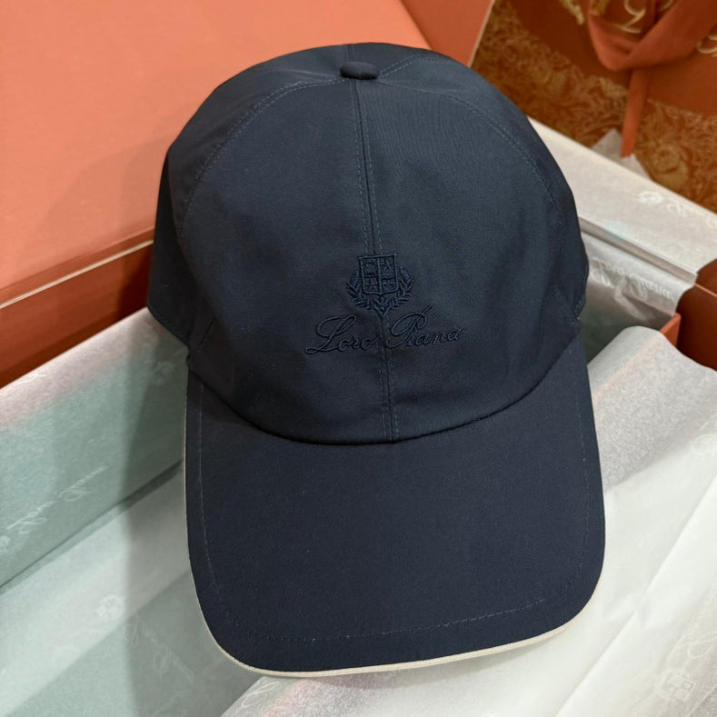 Loro Piana Baseball Men's & Women's Spring/Summer Fashion Casual Logo Embroidered Patch Color Blocked Baseball Cap Duckbill Cap Hats Accessories #78963