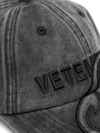 Vetements Men's Women's Spring And Autumn Flame Logo Pattern Cotton Baseball Cap Casual Gray Duck Tongue Hat Ngvp #9323