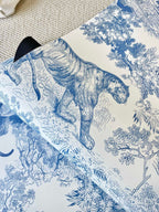 Toile de Jouy Yoga Mat