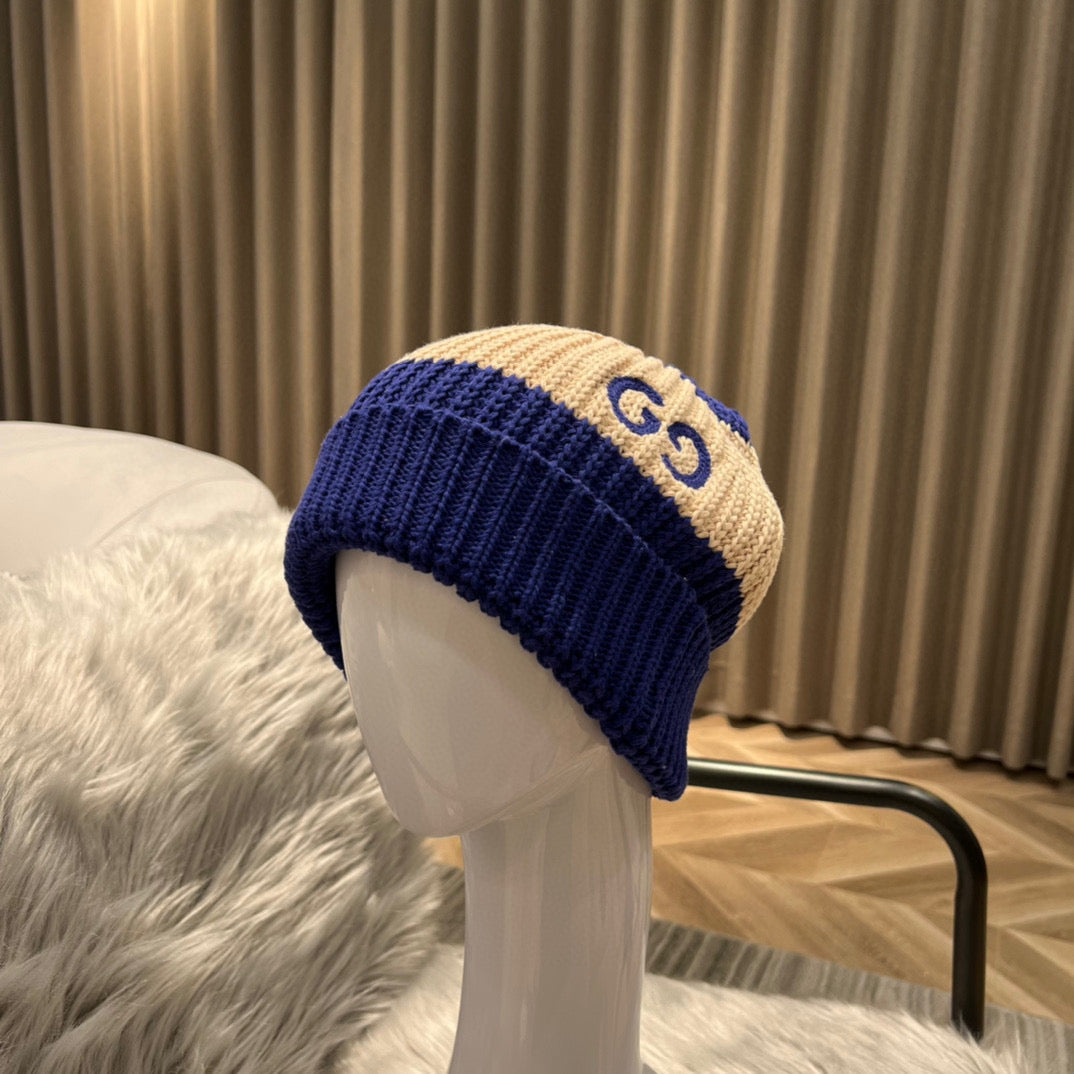 Gucci Multicolor Wool Cotton Hat #6695