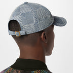 Louis Vuitton Damier Denim 3d Hat Checkered Color Block Fashion Casual Cool Versatile Baseball Hat #71284
