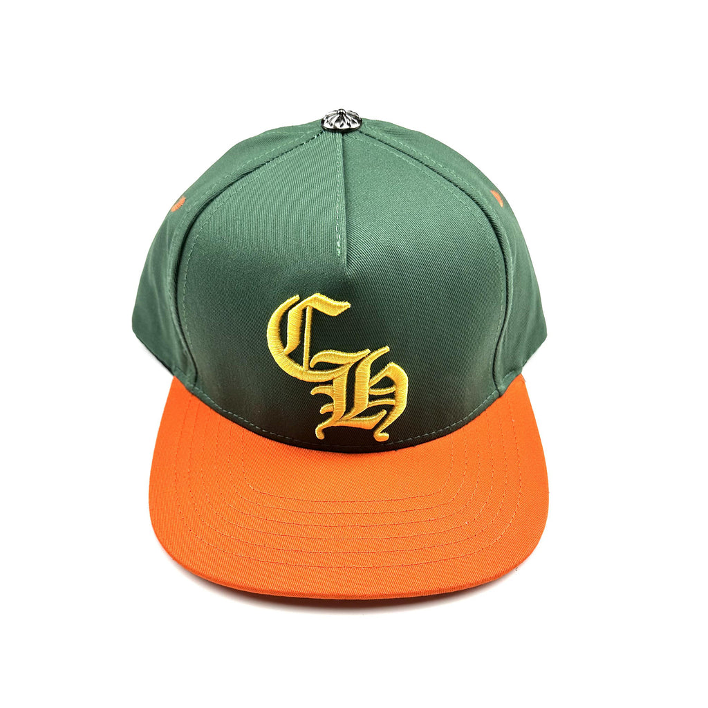 Chrome Hearts Men's Cross Leather-covered Embroidered Letter Print Trendy Baseball Cap Hat #77444