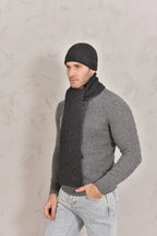 Loro Piana Cashmere Knit Hat Scarf Set #6664
