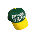 Billionaire Unisex Fashion Trend Color Blocked American Retro English Letter Print Mesh Baseball Cap Duckbill Hat Hat Accessories #78687