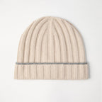 Brunello Cucinelli Men's Autumn And Winter Simple Solid Color Cashmere Ribbed Knit Beanie Casual Pullover Hat Ngvp #9484