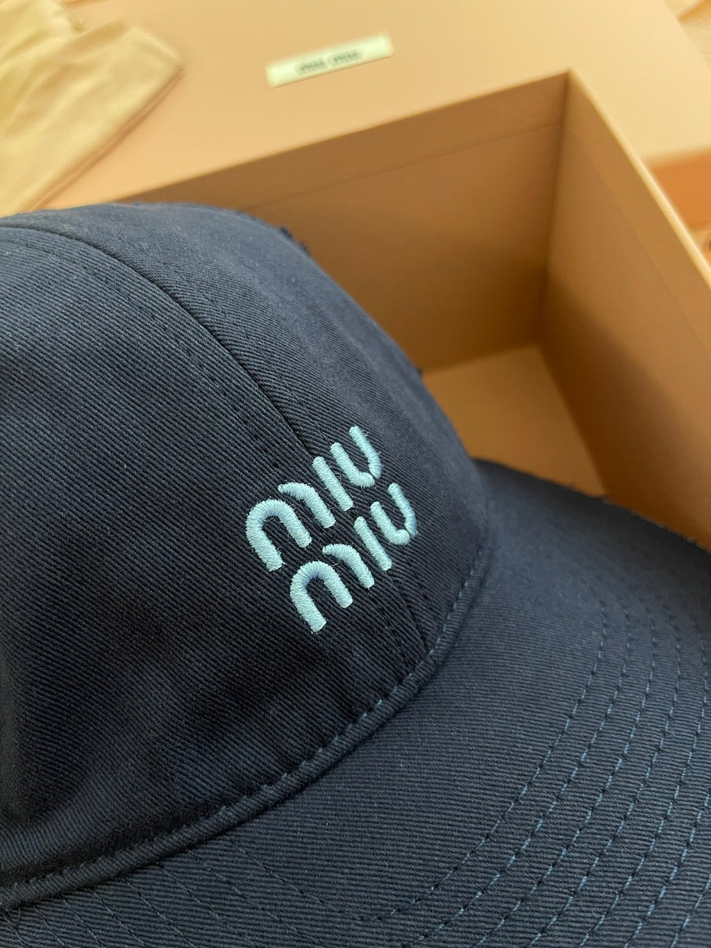 MiuMiu Men's And Women's Spring/fall Fashion Casual Color-blocked Baseball Cap Baseball Cap Hat Accessories #79398