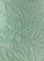 Dangerous Kind Beaded Mini Dress - Sage