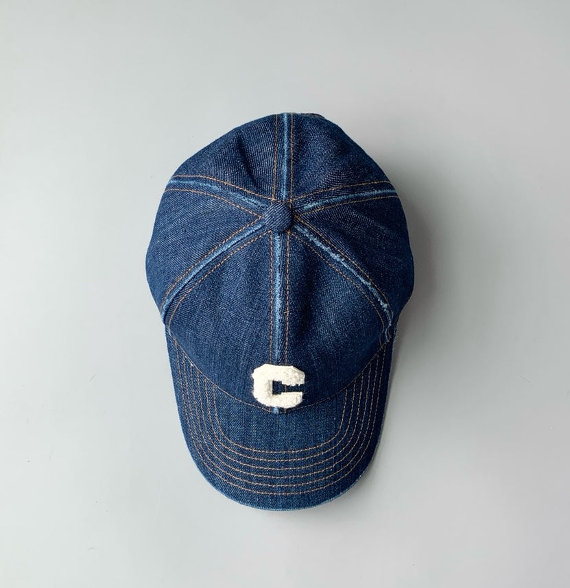 Celine Men Women Fashion Vintage Cowboy Letter Embroidery Baseball Cap Blue Casual Duck Hat #75545
