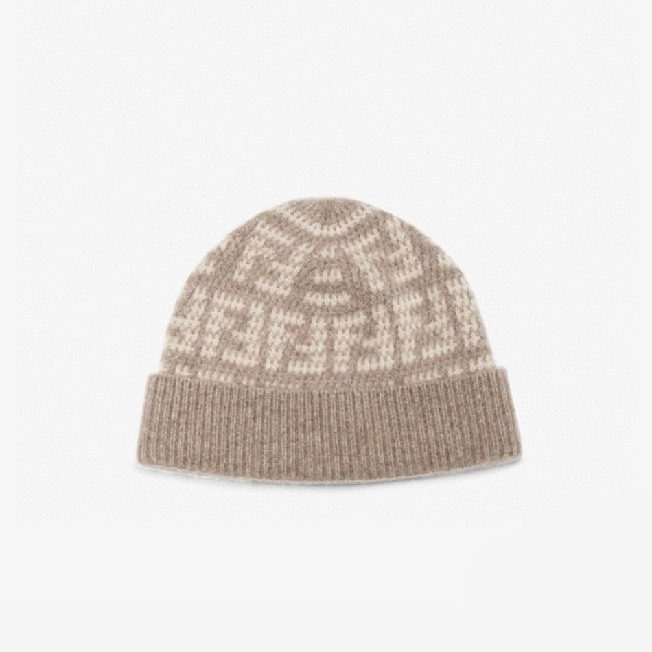 Fendi Knitted Cashmere Scarf Hat #96644