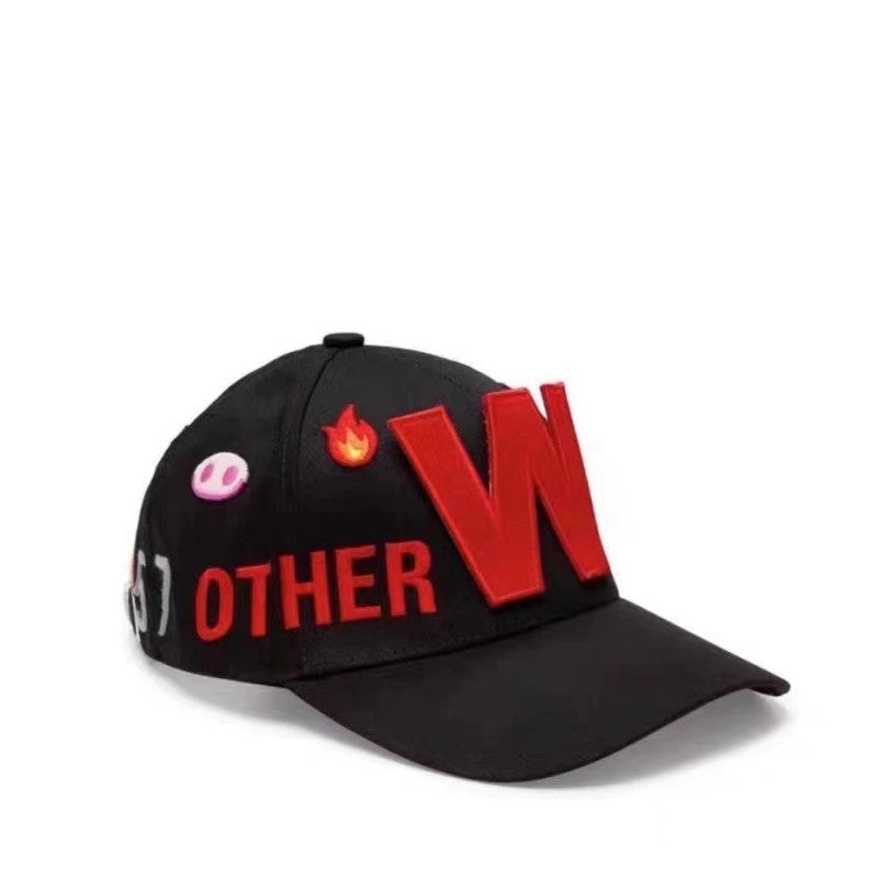 Walter Van Beirendonck Walter Van Beirendonck Rainbow Alien Stereo Baseball Cap W Letter Embroidered Duck Hat Accessories Ngvp #2412