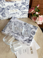 Maison Tumbler Cannage Transparent Crystal Glasses Set of 4