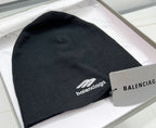 Balenciaga Women's Autumn and Winter Solid Color Knitted Warm Fleece Hat Cap #73784