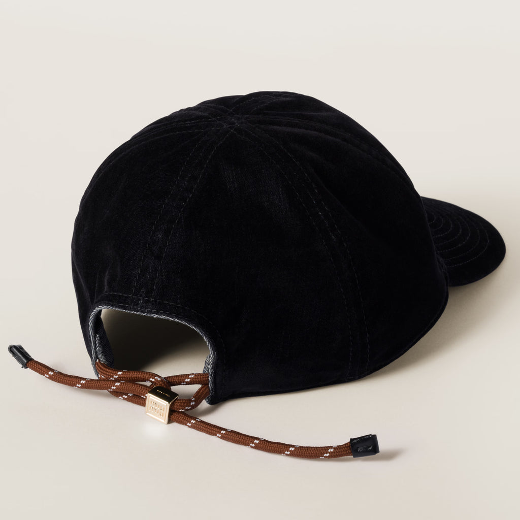 MiuMiu Men's And Women's Fall/winter Fashion Casual Solid Color Letter Embroidered Velvet Texture Baseball Cap Duckbill Hat Hat  Accessories #79538