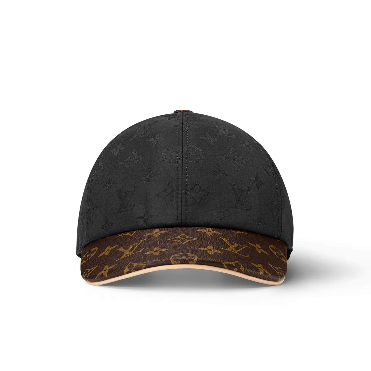 Louis Vuitton LV GET READY Men's and Women's Logo Printed Nylon and Leather Baseball Cap Hat #75854