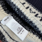 Dior WHITE Knitted Hat Scarf Two-Piece Set #21981