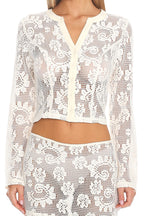 Sea Salines Top Off White