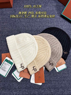 Loro Piana Gorro Cachemira Logo Hat #334048