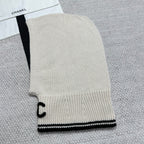 Chanel Men's and Women's Fall/Winter Fashion Solid-Color Brand Knitted Cashmere Hat Accessories #78631