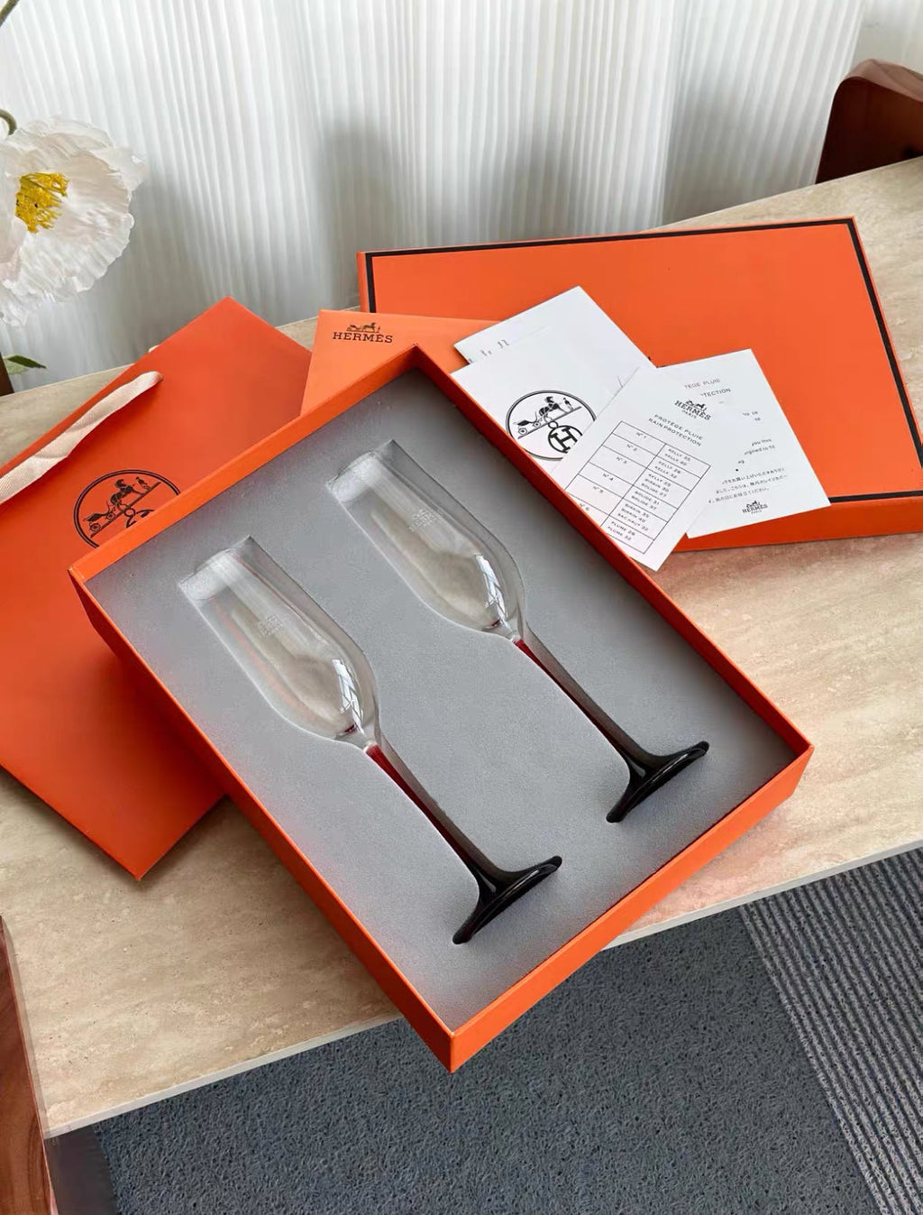 Champagne Flutes Set of 2