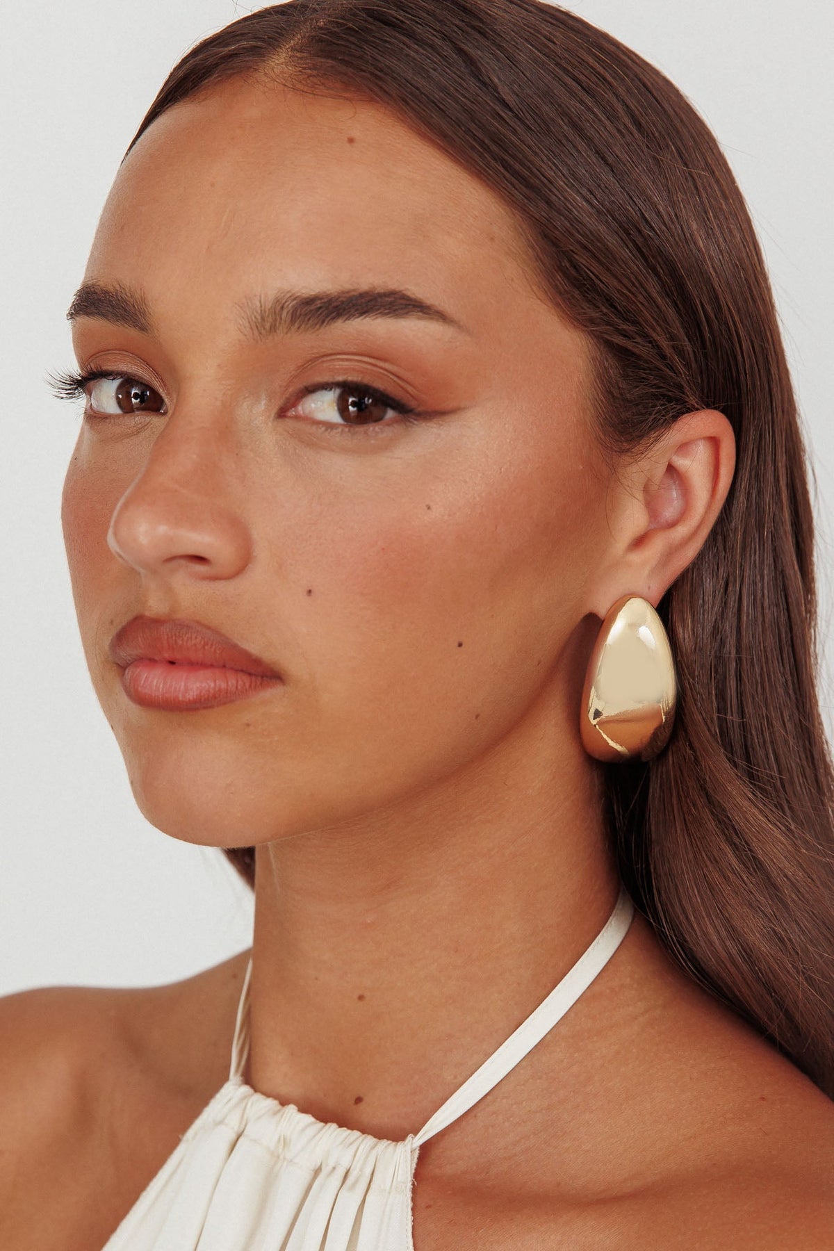 Clarita Pebble Earrings Gold