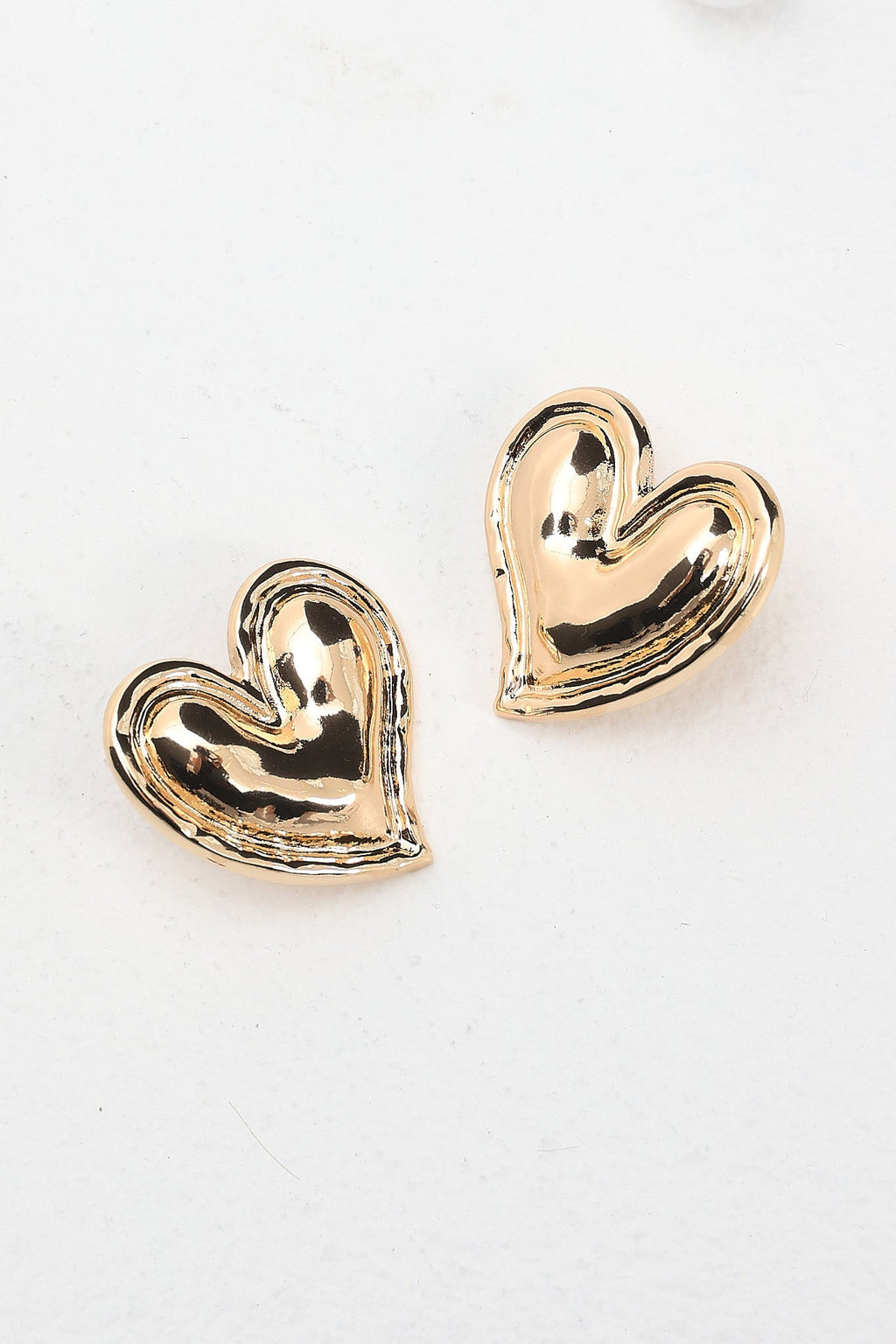 All My Love Heart Earrings Gold