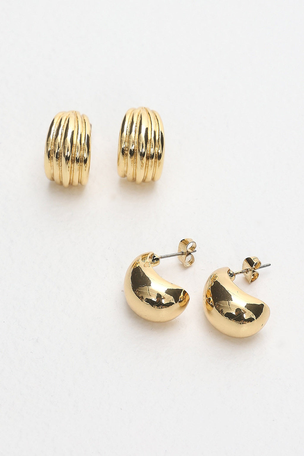 Monroe Stud Earring Set Gold