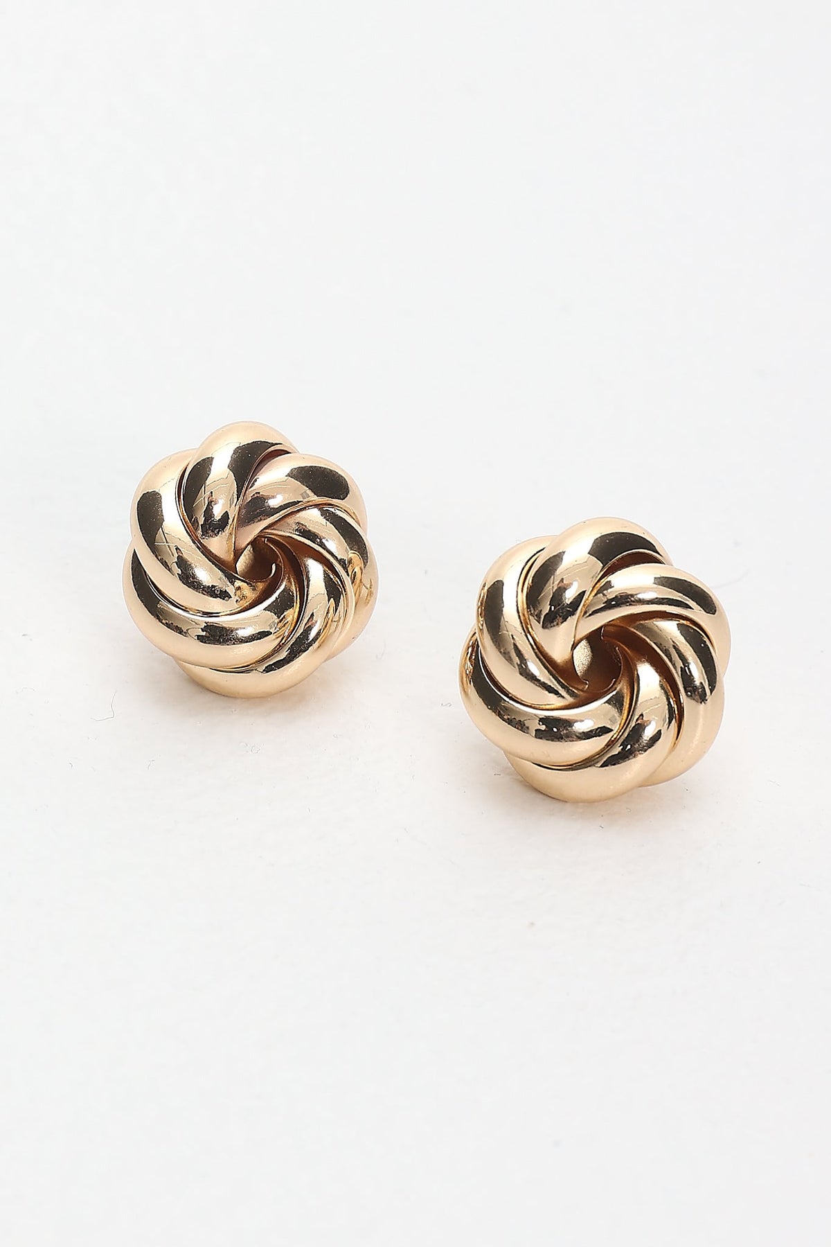 Lilibet Rope Knot Earrings Gold
