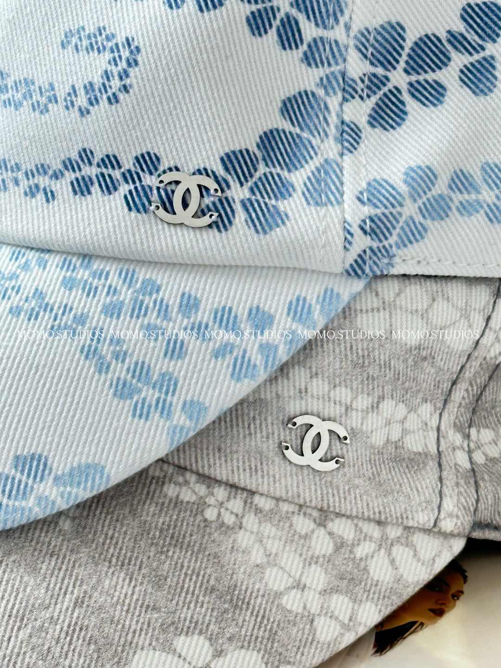 Chanel Men's and Women's Solid Color Floral Print Baseball Cap Hat #77569