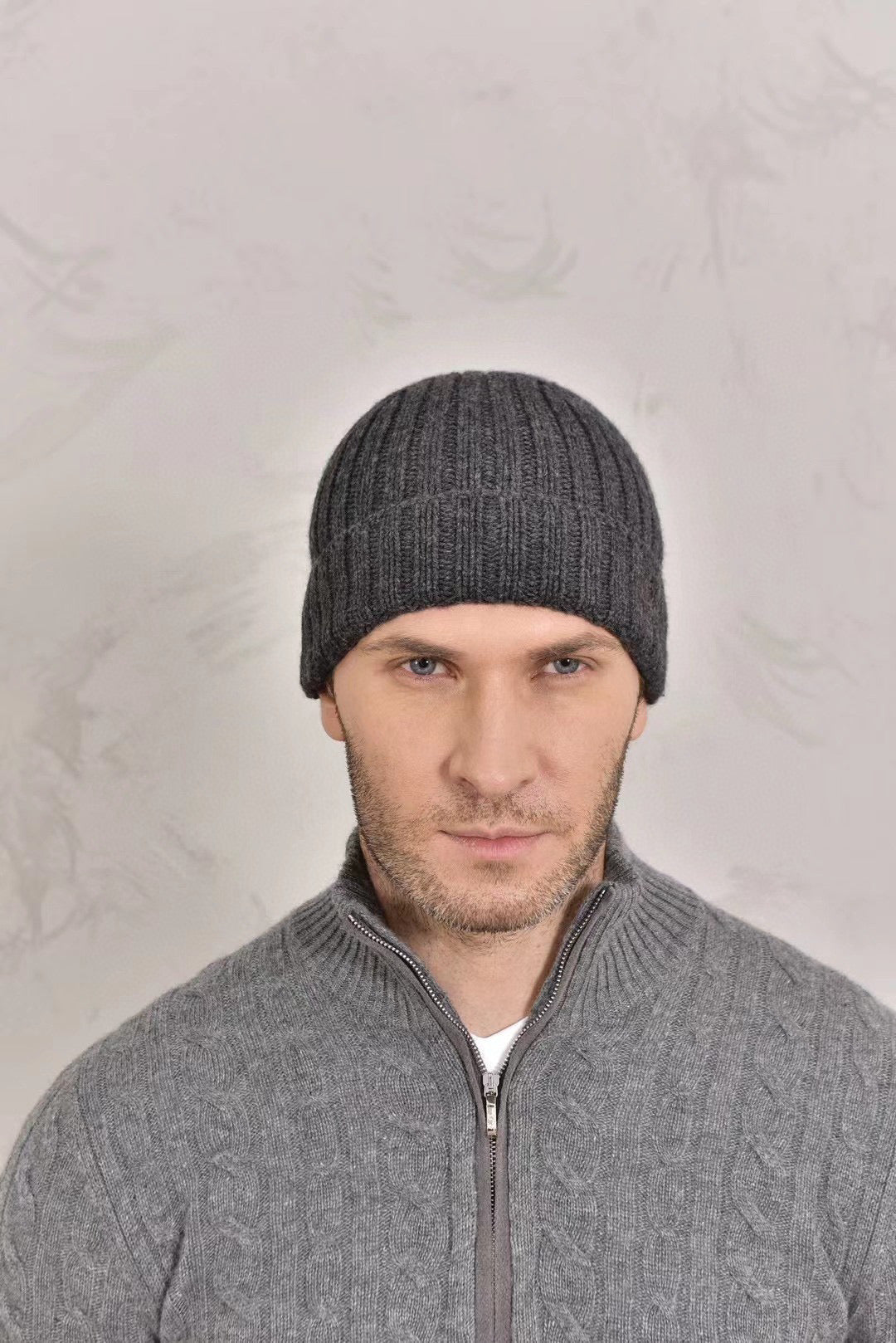 Loro Piana Cashmere Knit Hat Scarf Set #6664