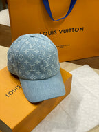 Louis Vuitton Men's And Women's Solid Color Letter Jacquard Cotton Duck Tongue Cap Hat #76291
