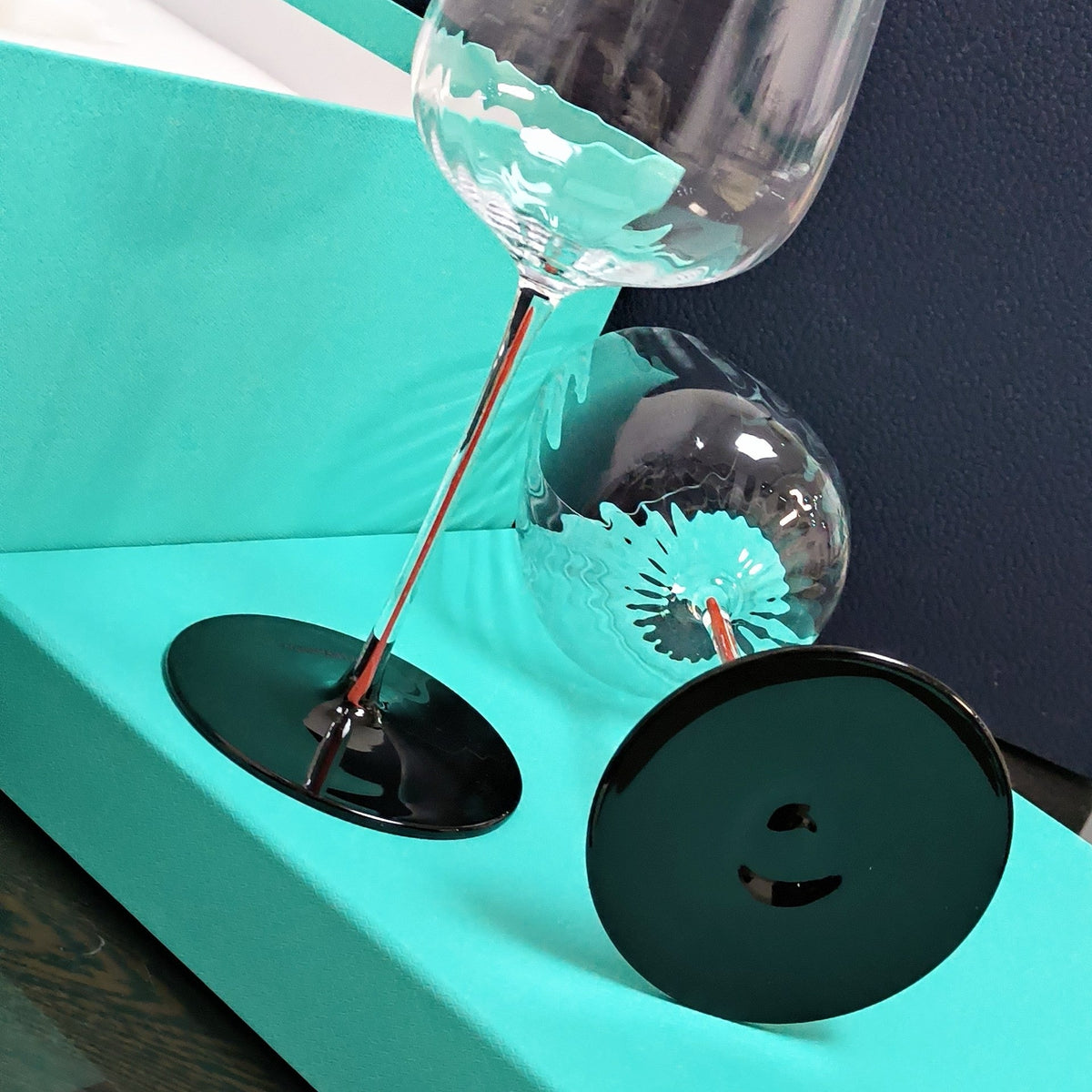 Crystal Wine Glasses Set of 2