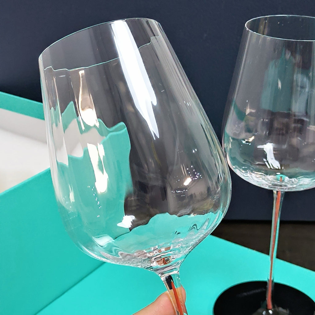 Crystal Wine Glasses Set of 2
