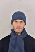 Loro Piana Cashmere Knit Hat Scarf Set #6664