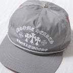 Chrome Hearts Men's Women's Grey Cross Embroidered Baseball Cap Duck Tongue Cap Fashion High Street Trend Hip Hop Cap Hat #81225