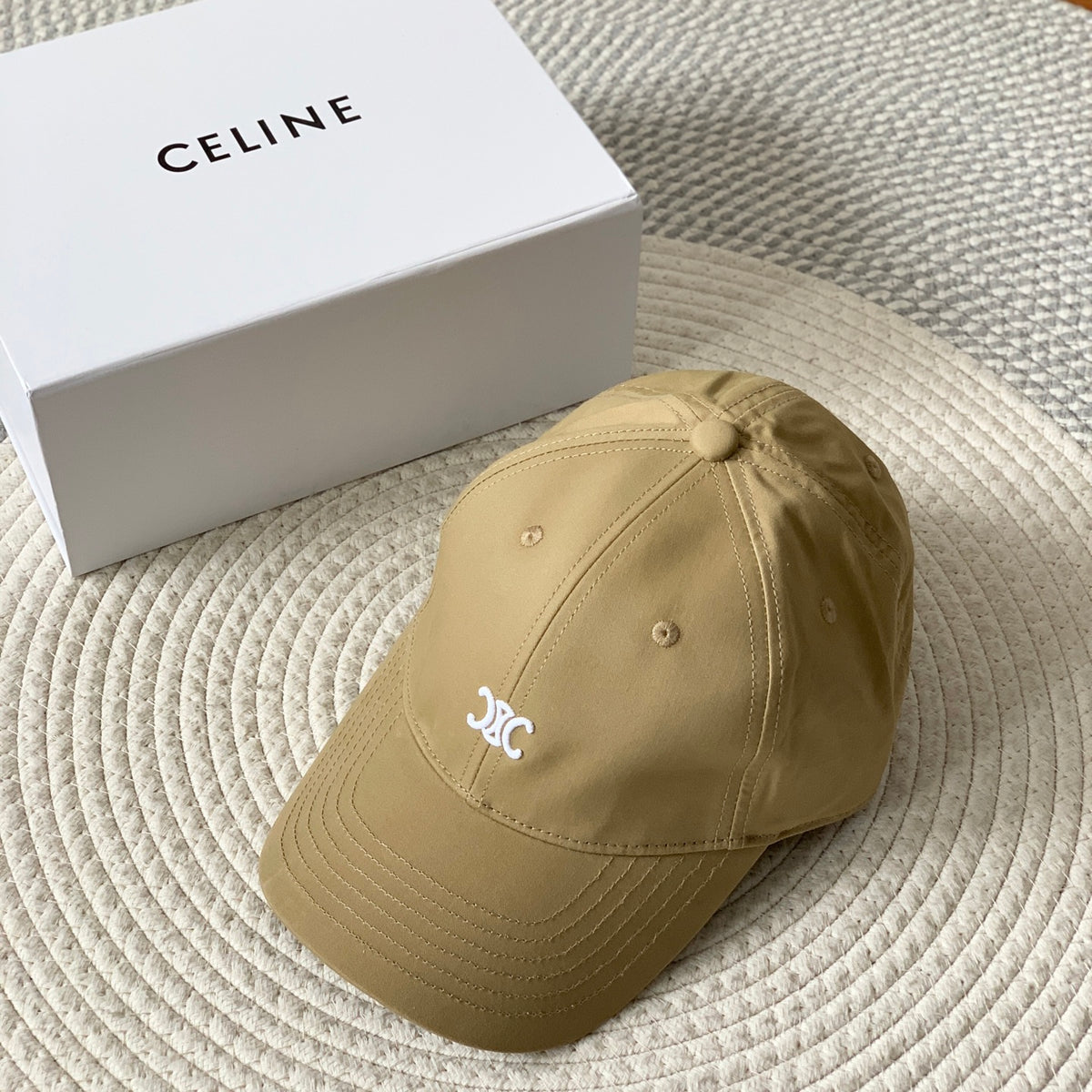 Celine Men Women Fashion Vintage Cowboy Letter Embroidery Baseball Cap Blue Casual Duck Hat #75689